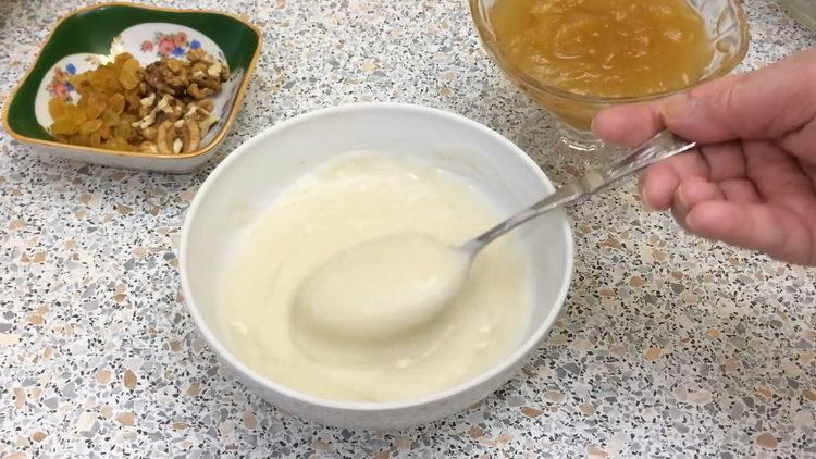 Gelatina de avena en una receta paso a paso con foto