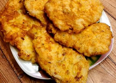 Tender and juicy  chicken fillet chops