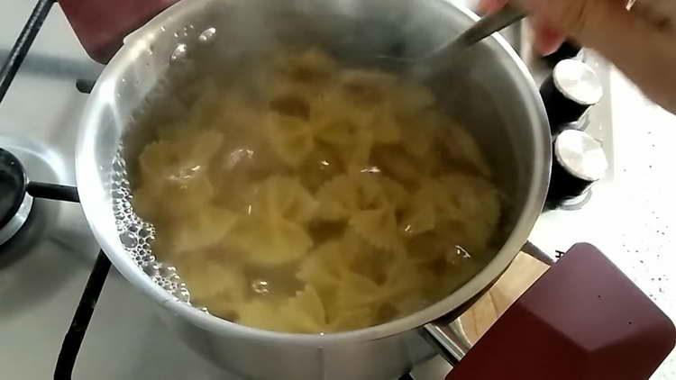 hervir la pasta
