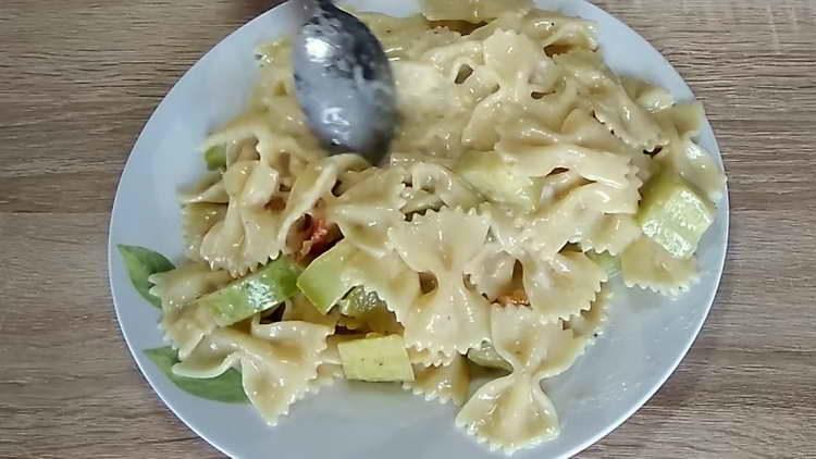 receta de pasta de calabacín