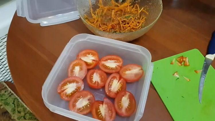 préparer des tomates