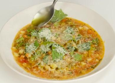  Receta de sopa de verduras minestrone