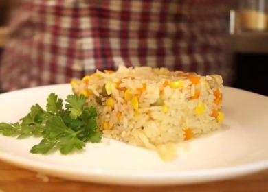 Delicious rice in a slow cooker 