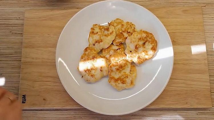 Delicious and delicate chopped chicken fillet