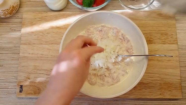 chopped chicken fillet