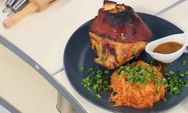 Step-by-step pork knuckle with PHOTO