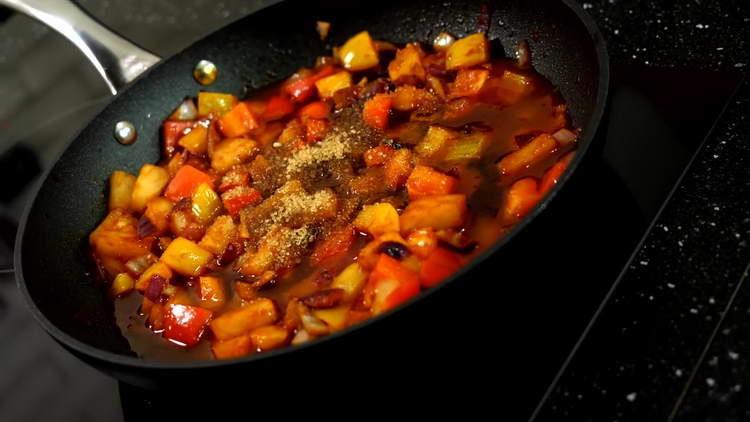 envoyer du sucre aux légumes