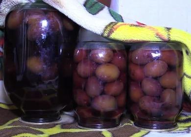 Prunes en conserve au sirop pour l'hiver🥣