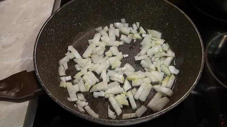 fry the onion