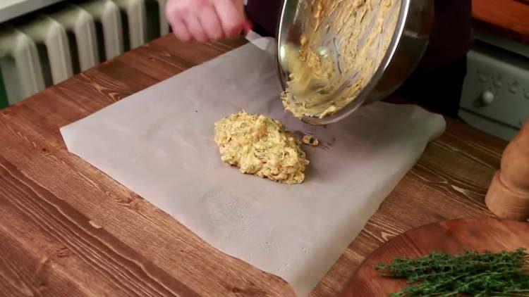 put butter on parchment paper