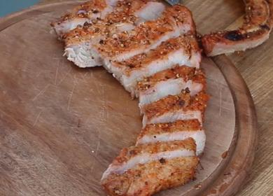 Tasty pork steak  loin - get it right the first time