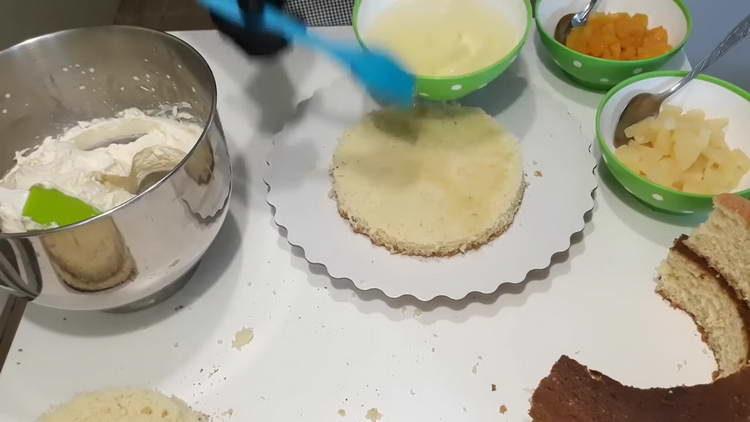 gâteau de graisse avec imprégnation