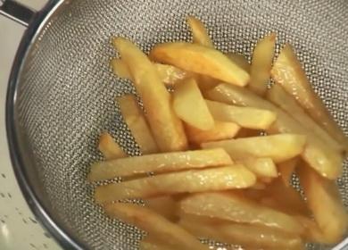 How to fry  french fries