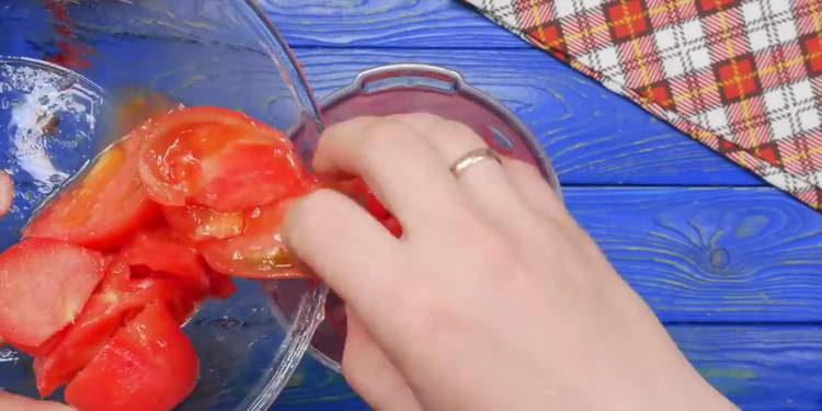 nasjeckajte rajčice