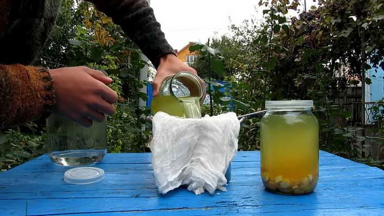 pass the horseradish through cheesecloth