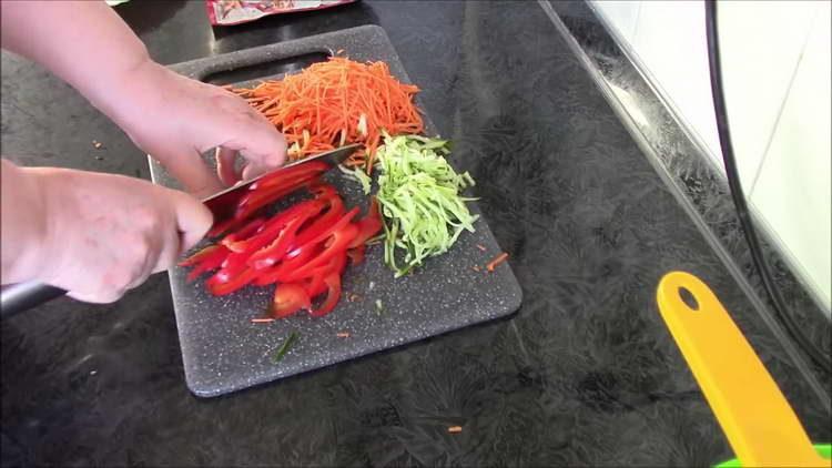 chop the pepper