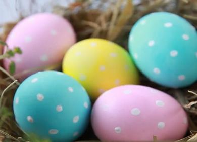 3 façons originales  teignez votre oeuf de Pâques