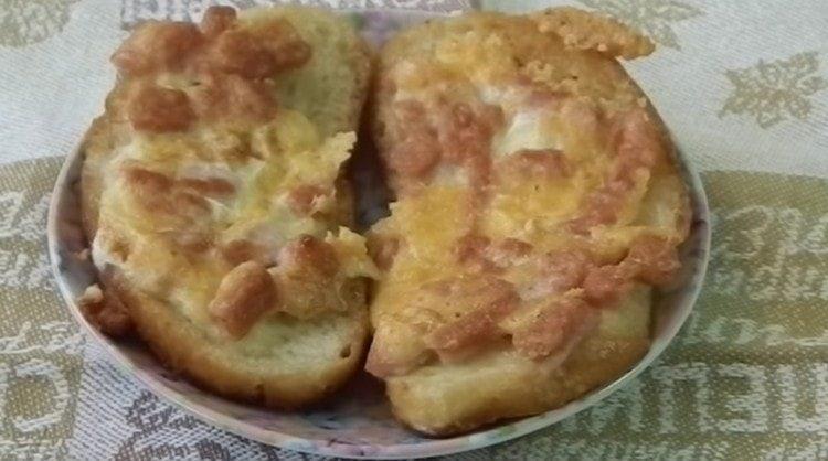 These simple and tasty hot sandwiches with sausage and cheese can be prepared in a matter of minutes.