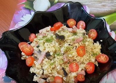 Quinoa  s gljivama recept