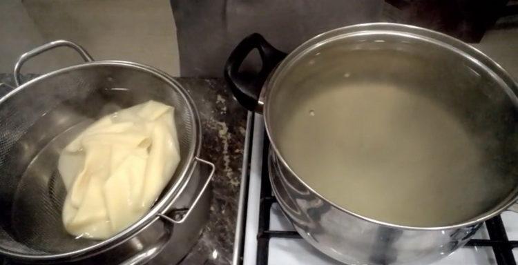 boil the dough