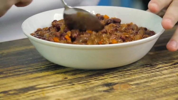 Čile Con Carne recept po korak sa fotografijom