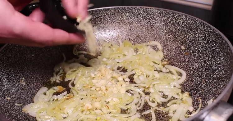 finely chop the garlic