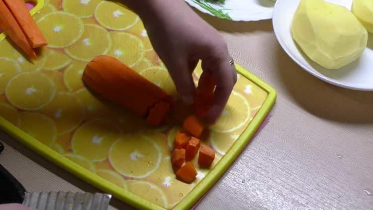 dados de zanahoria