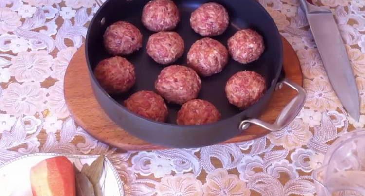 mettre les hérissons dans une casserole