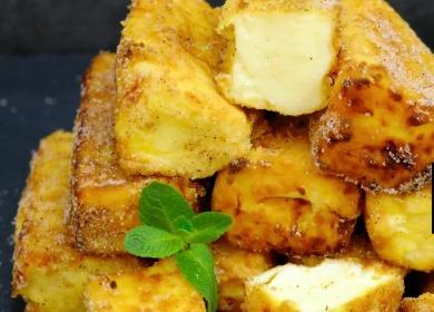 Recette de lait frit - le dessert le plus délicat dans un croquant