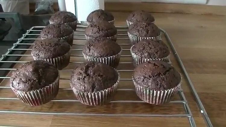 La receta más deliciosa de cupcakes de chocolate de Andy Chef