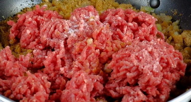 cook minced meat