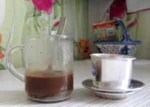 making real Vietnamese coffee