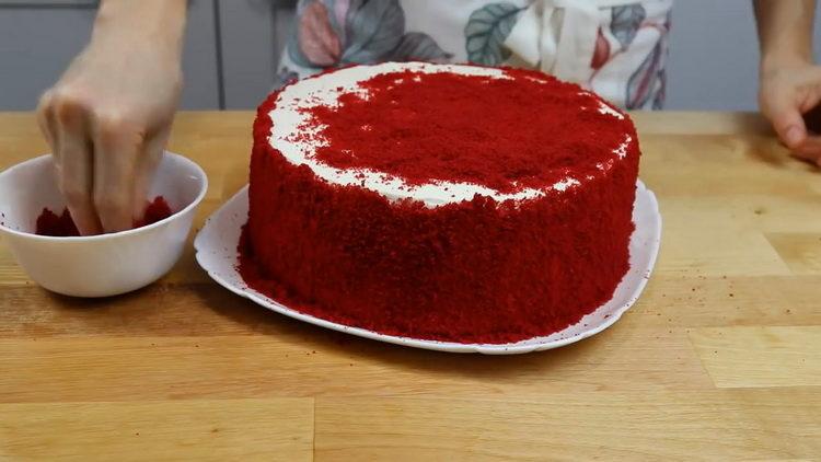 Cake Red Velvet step by step recipe with photo