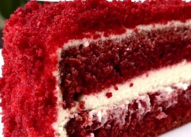 Cake Red Velvet  selon la recette de Andy Chef avec photo