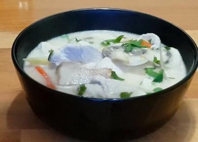 Recette de soupe thaïlandaise  Tom Kha