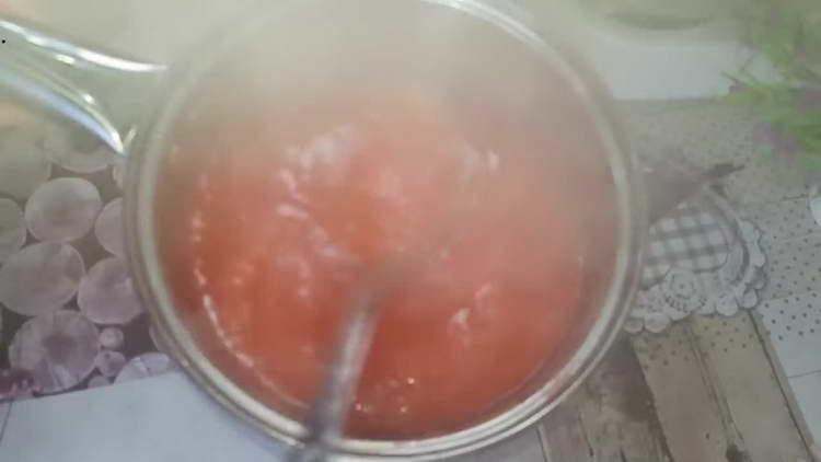 boil juice with sugar
