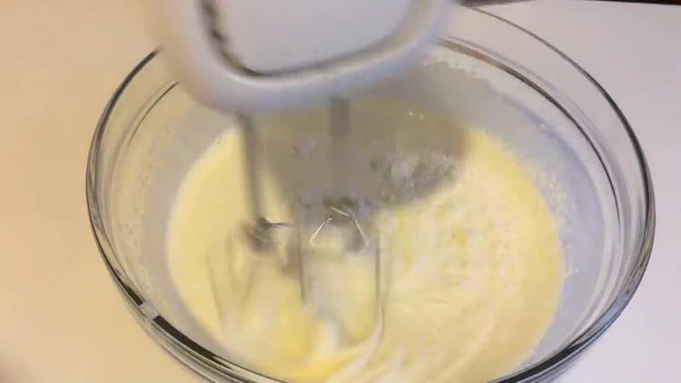 gradually introduce the flour into the dough