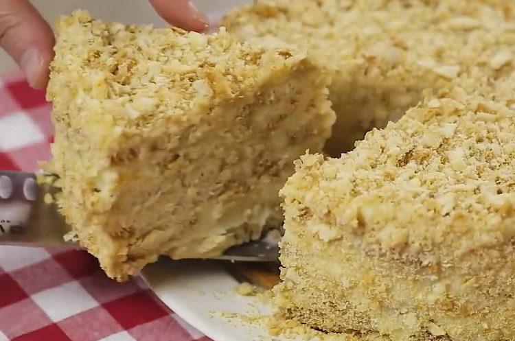 Gâteau léger Napoléon sans cuisson en 15 minutes