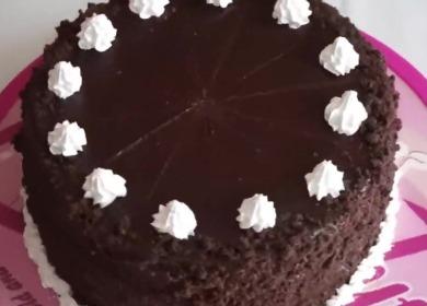 Chocolate Cake with Cherry 