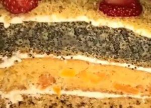 making an incredibly delicious poppy seed cake