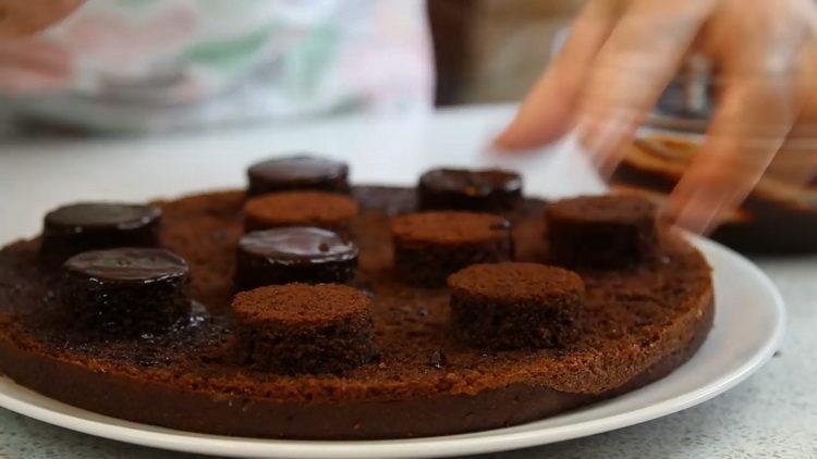 verser les ingrédients au chocolat