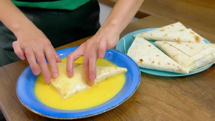 bake pita bread in batter